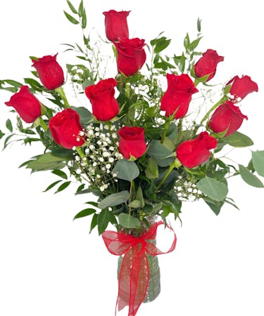 12 Long Stem Red Roses